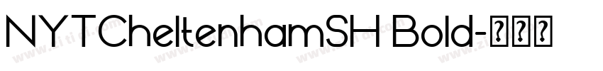 NYTCheltenhamSH Bold字体转换
